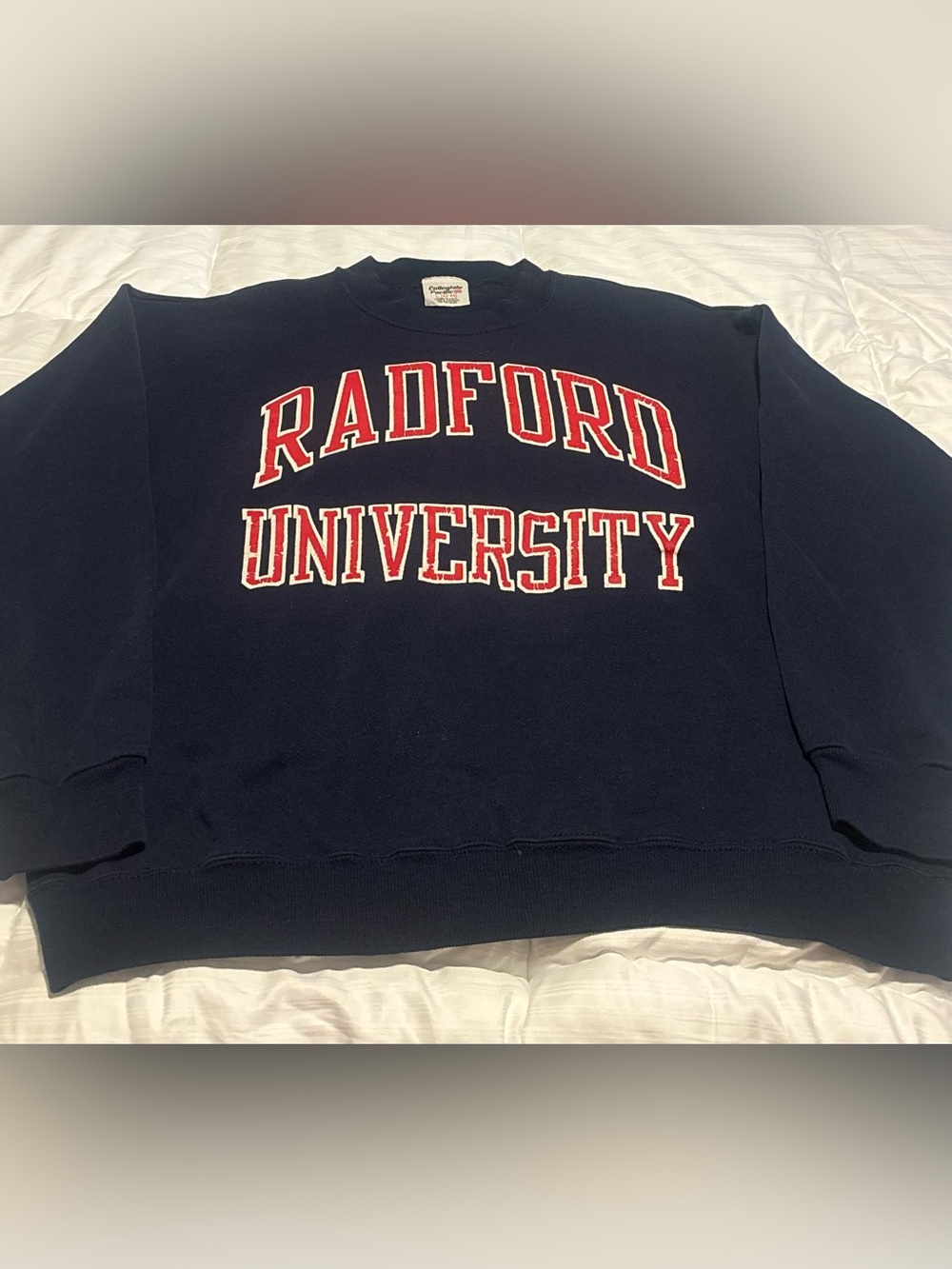 Vintage Radford University College Crewneck Sweatshirt Size Large